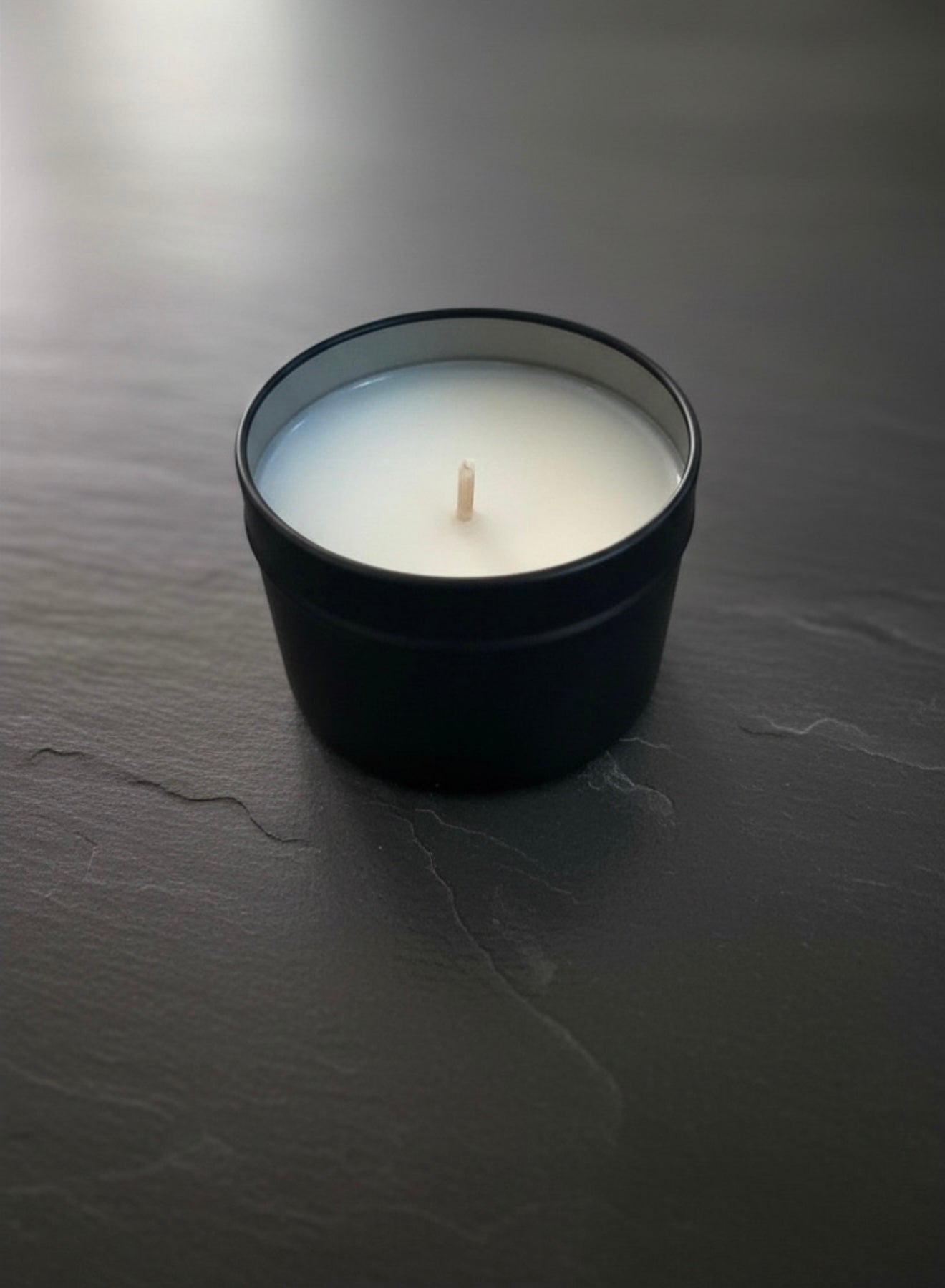 Mini Black Tin Scented Candles