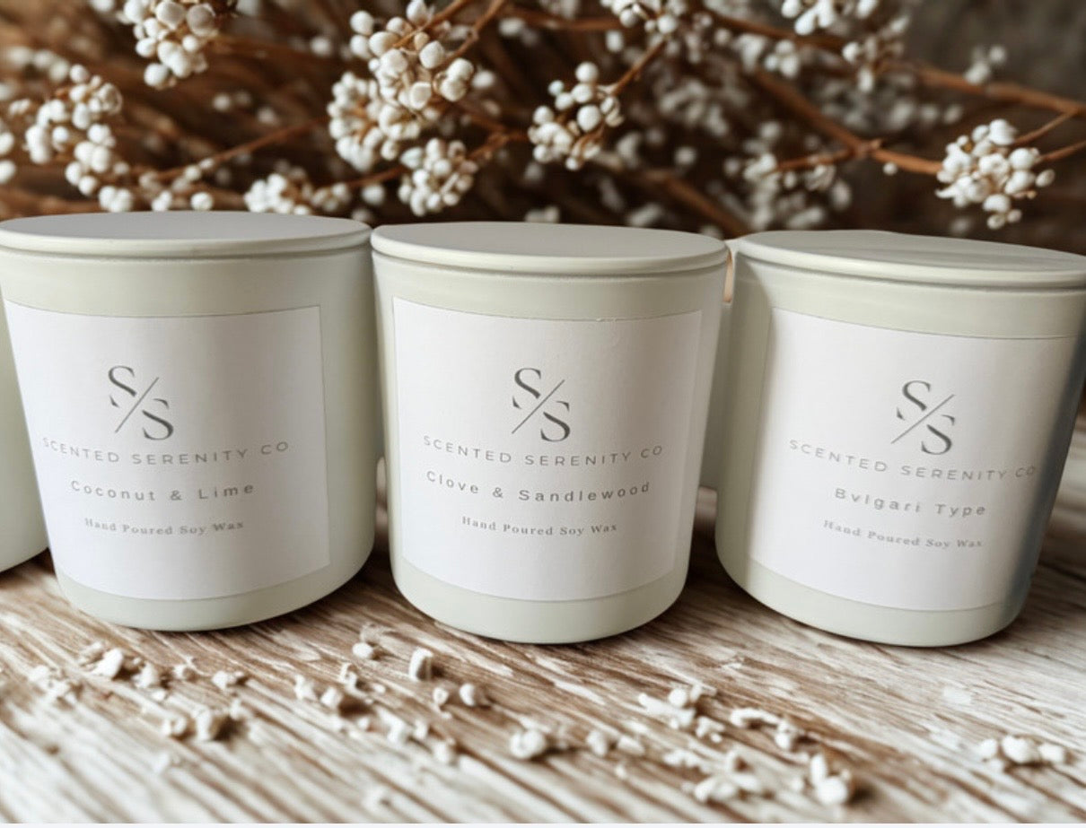 Scented Soy Wax Candle - Large