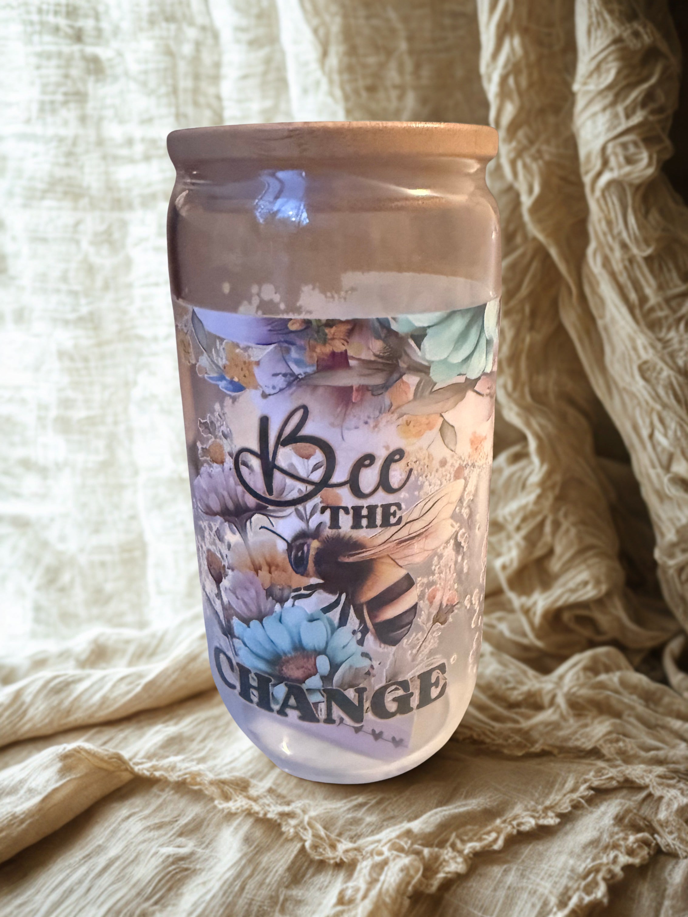 16oz Glass Custom Tumbler
