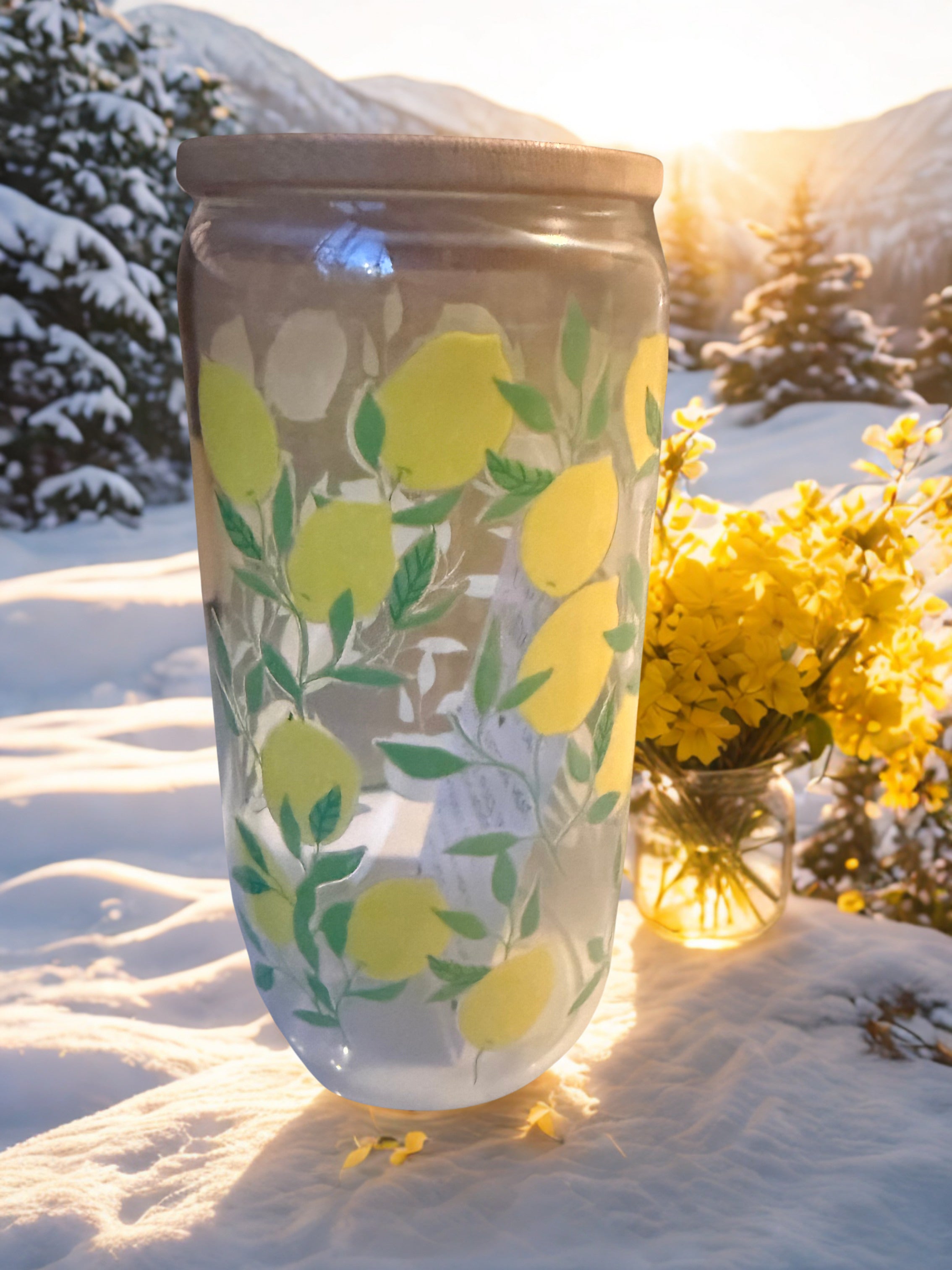 16oz Glass Custom Tumbler