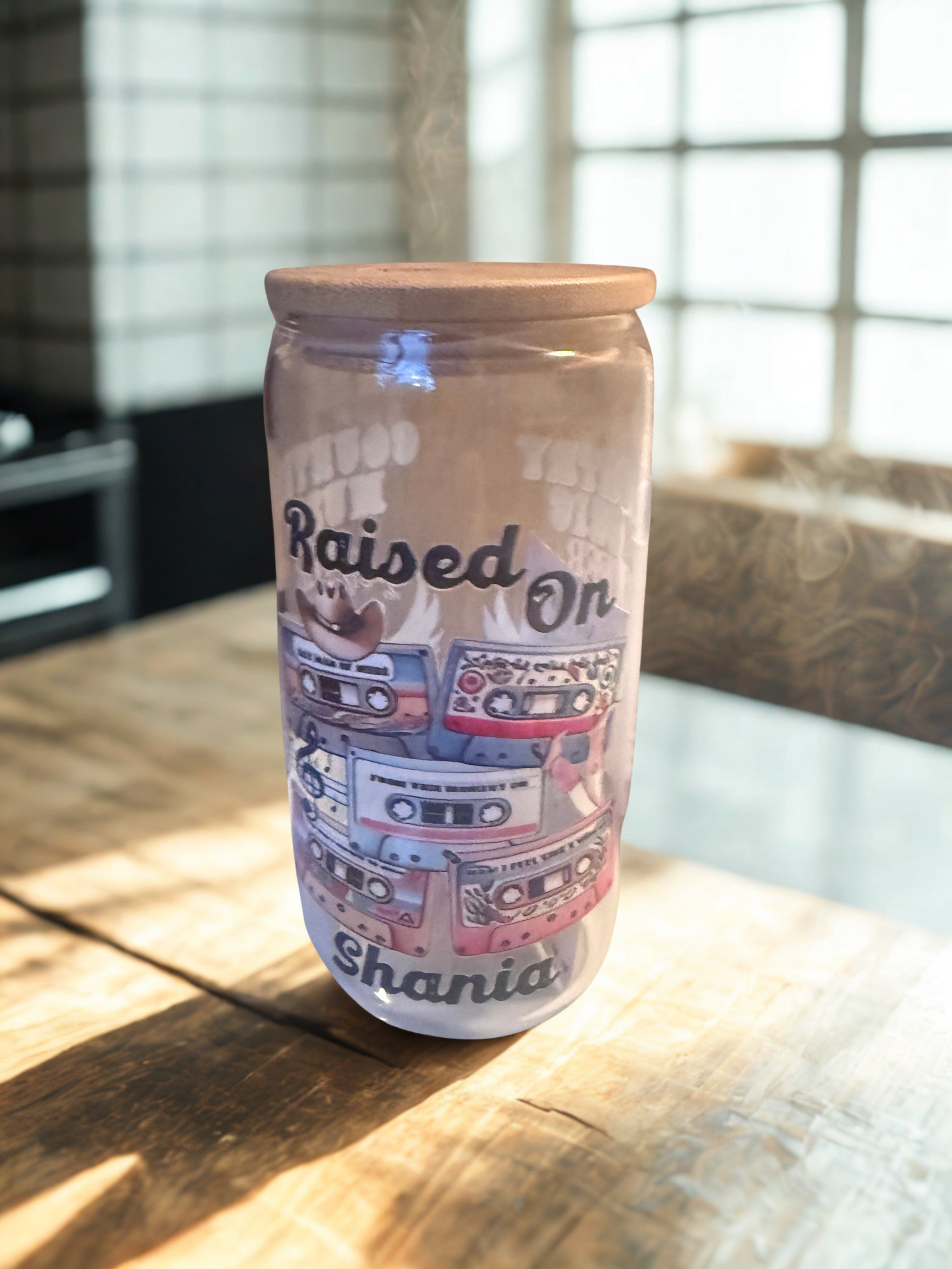 16oz Glass Custom Tumbler