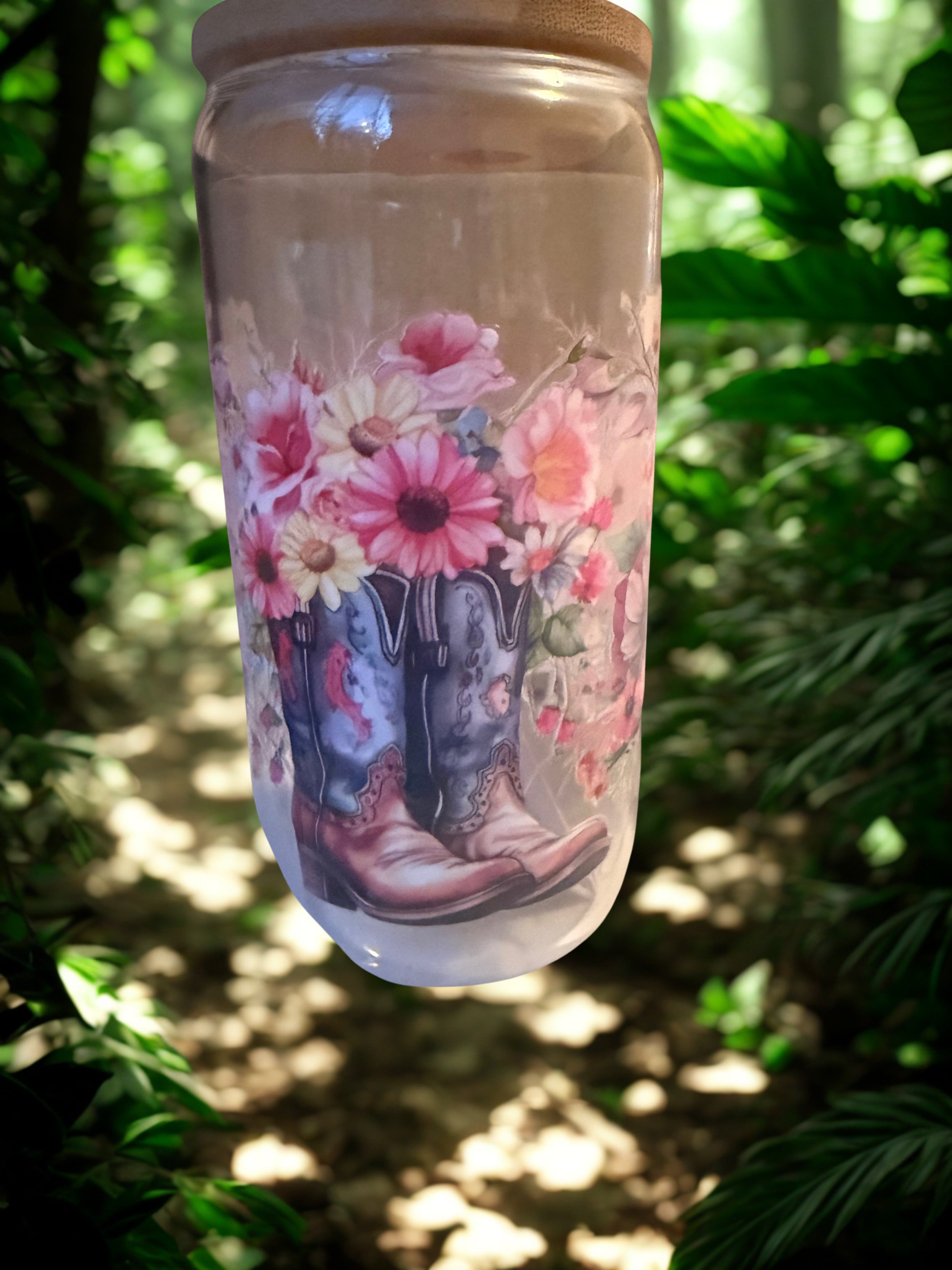 16oz Glass Custom Tumbler
